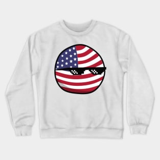 USA Countryballs Crewneck Sweatshirt